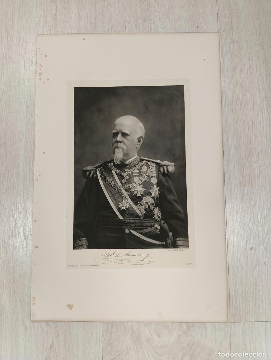 Fotograf&iacute;a antigua: MARCELO DE AZCARRAGA Y PALMERO. (Manila 1832 - Madrid 1915). Militar y pol&iacute;tico.