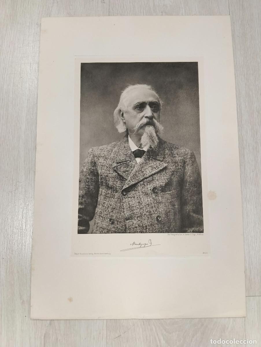 Fotograf&iacute;a antigua: Paolo Mantegazza. Senador del Reino, profesor de Antropolog&iacute;a en el Instituto de Estudios Superiores