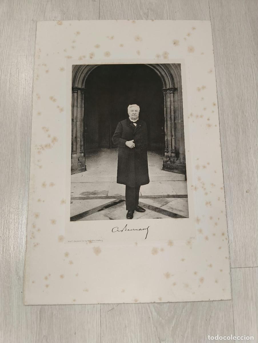 Fotograf&iacute;a antigua: Auguste Beernaert. Ministro de Estado, Bruselas.