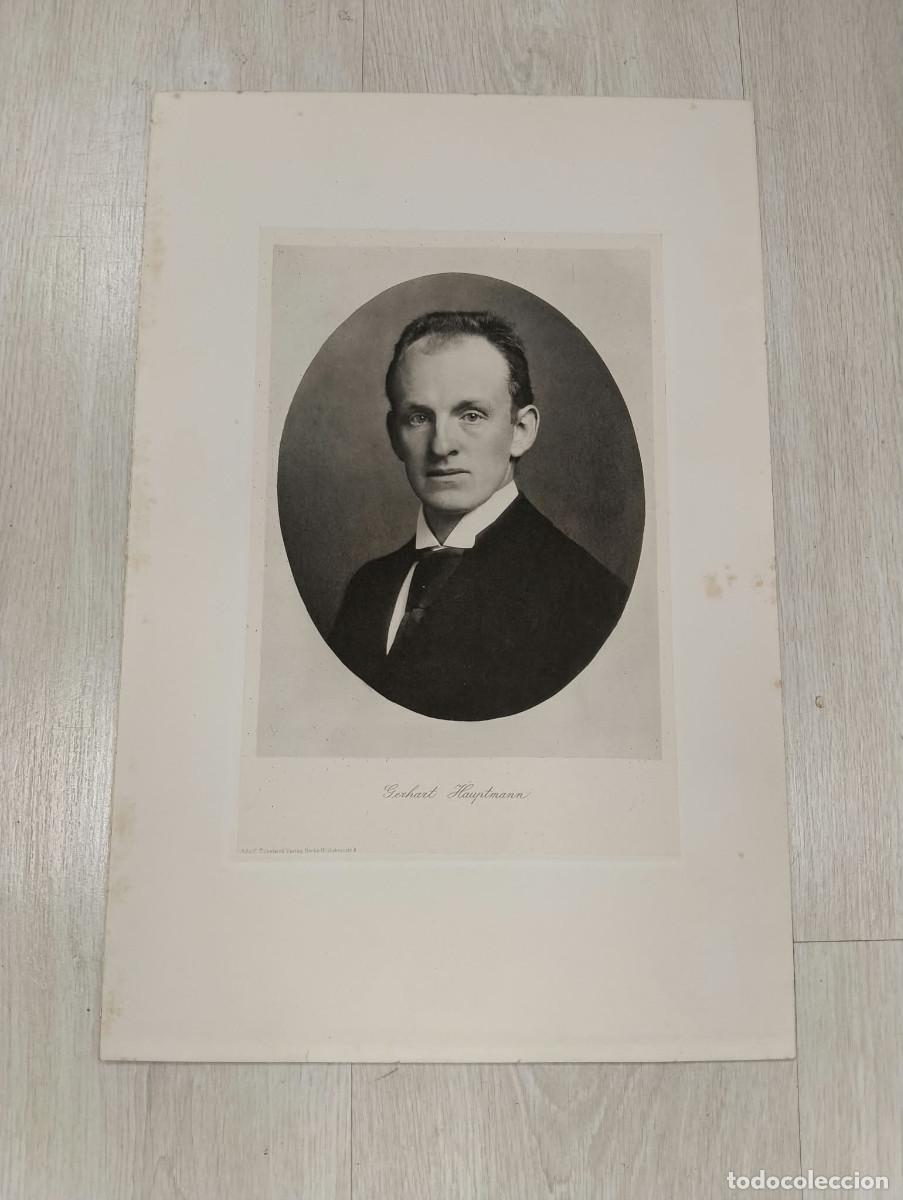 Fotograf&iacute;a antigua: Gerhart Hauptmann. Berl&iacute;n.