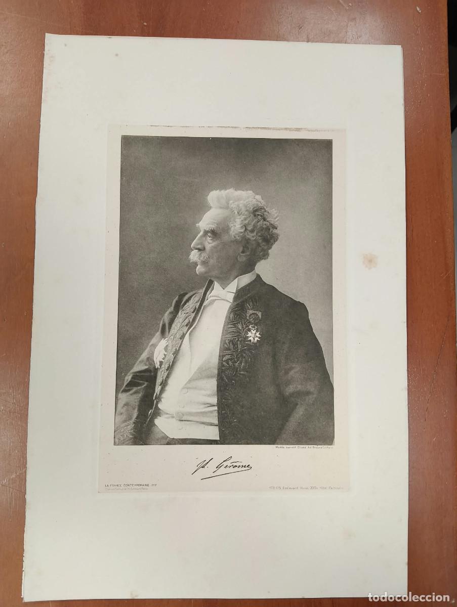 Fotograf&iacute;a antigua: G&eacute;r&ocirc;me. Membre de l'Institut.
