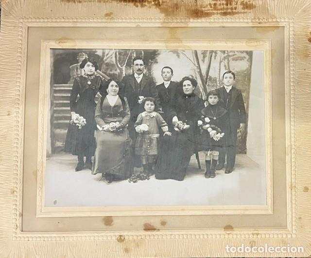 Fotograf&iacute;a antigua: ANTIGUA FOTOGRAFIA FAMILIAR DEL FOTOGRAFO ARANDA