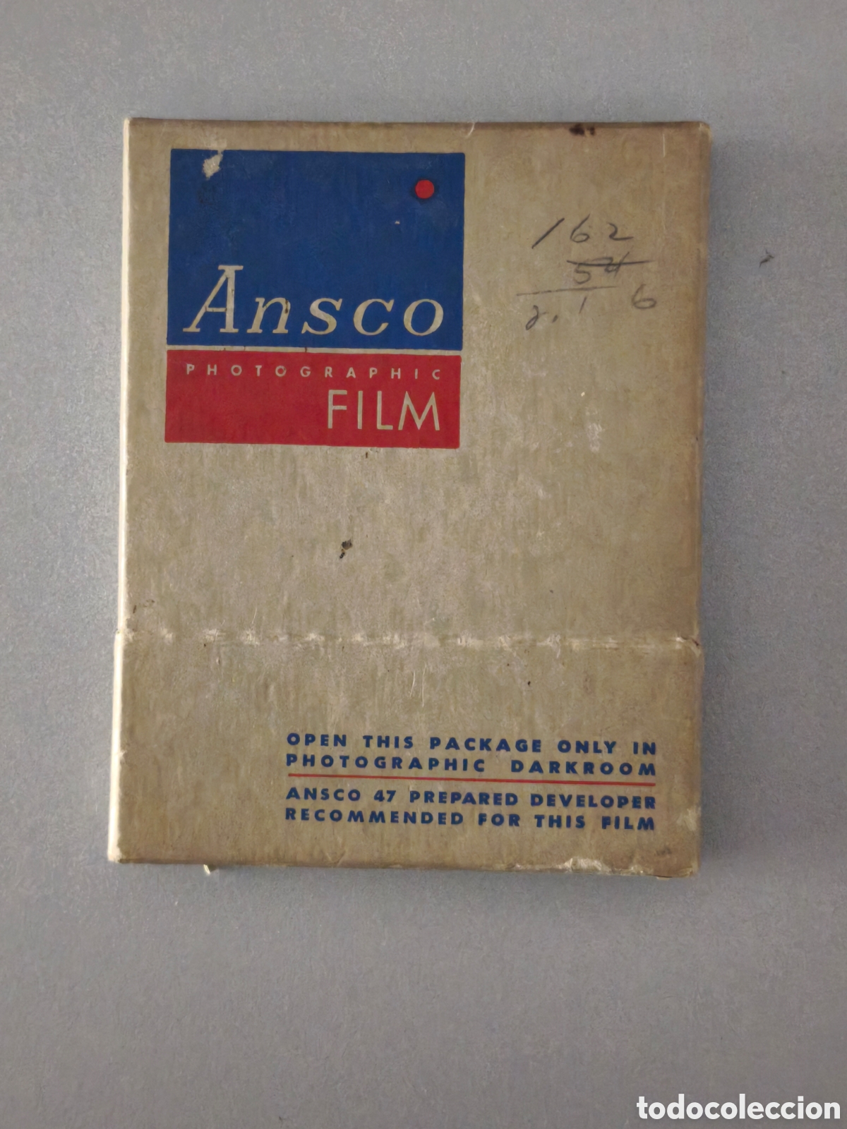 Fotograf&iacute;a antigua: Pel&iacute;cula Ansco Triple S Pan Vintage