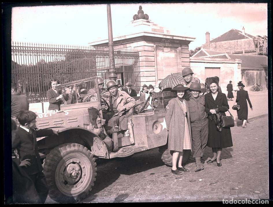 Fotograf&iacute;a antigua: MILITARES ANTIGUO NEGATIVO DE CRISTAL FORMATO 12 X 9 cm.