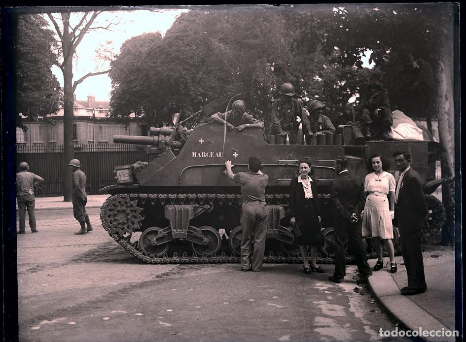 Fotograf&iacute;a antigua: MILITARES ANTIGUO NEGATIVO DE CRISTAL FORMATO 12 X 9 cm.