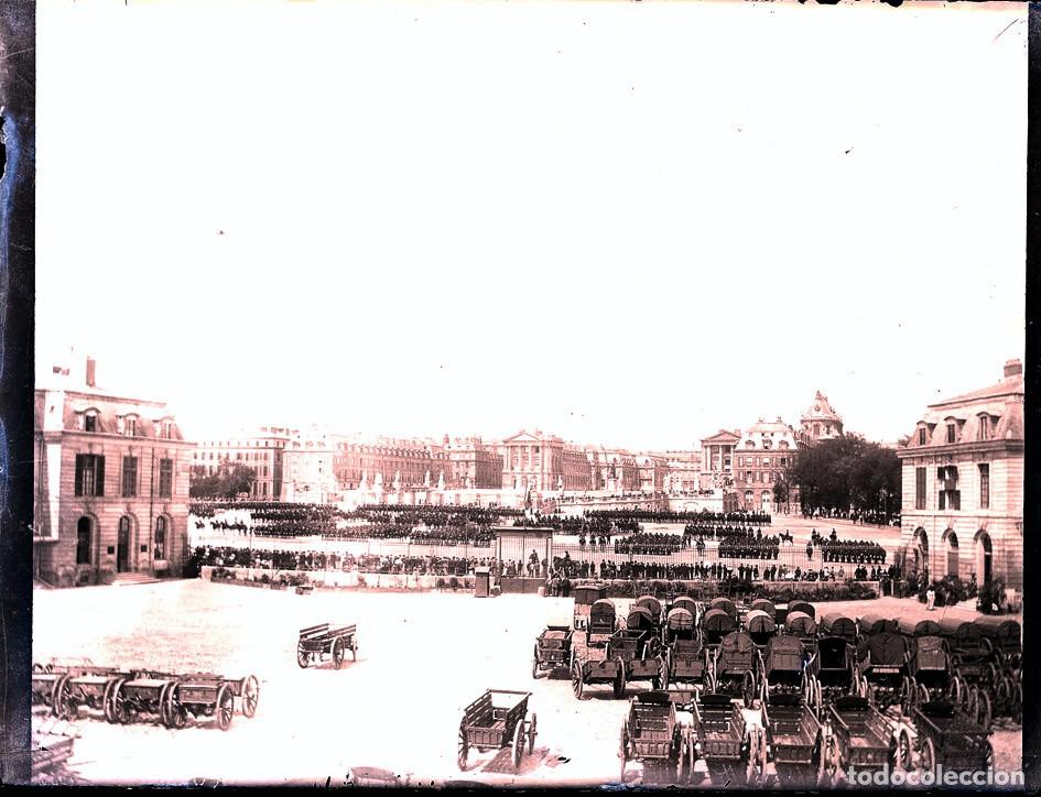 Fotograf&iacute;a antigua: MILITARES ANTIGUO NEGATIVO DE CRISTAL FORMATO 12 X 9 cm.