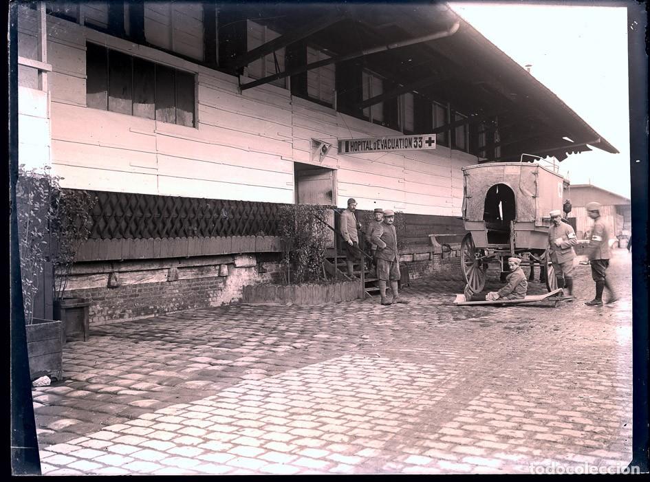 Fotograf&iacute;a antigua: MILITARES ANTIGUO NEGATIVO DE CRISTAL FORMATO 12 X 9 cm.