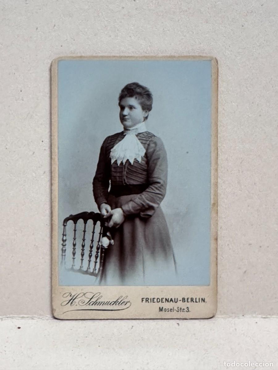 Fotograf&iacute;a antigua: Fotograf&iacute;a Original de Estudio, Berl&iacute;n, Mujer, Finales XIX - Principios XX