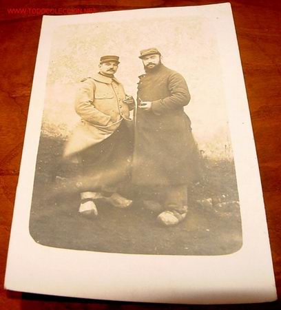 Antique Photography: ANTIGUA  FOTO POSTAL  DE  MILITARES  FRANCESES