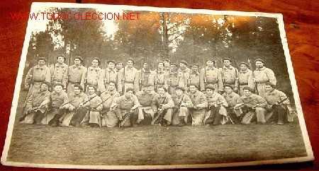 Antique Photography: ANTIGUA  FOTO POSTAL  DE  MILITARES  FRANCESES
