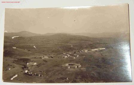 Alte Fotografie: postal de un campamento de Marruecos