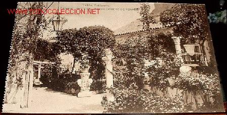 Fotograf&iacute;a antigua: ANTIGUA POSTAL DE CORDOBA - JARDIN DEL PINTOR ROMERO DE TORRES - FOTOGRAFIA DE SE&Ntilde;AN - FOTOTIPIA DE