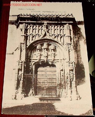Fotografia antiga: ANTIGUA POSTAL DE CORDOBA - PORTADA DE LA INCLUSA - FOTOGRAFIA DE SE&Ntilde;AN - FOTOTIPIA DE HAUSER Y MENE