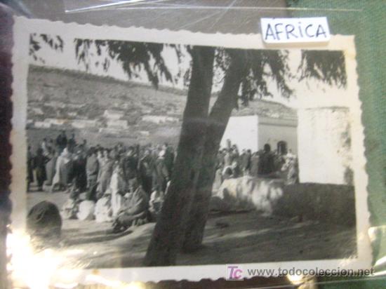 Alte Fotografie: Foto de 8 x 5'5 cms aprox. &Aacute;frica