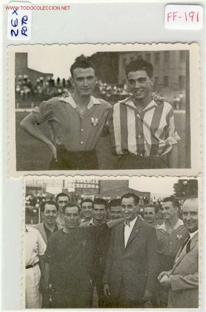 Fotograf&iacute;a antigua: (FF-191) FUTBOL PARTIDO HOMENAJE A CELESTINO DEL SANT ANDREU 27-6-1952