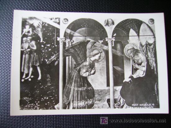 Alte Fotografie: antigua tarjeta fotografia de la anunciacion de fray angelico