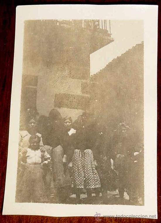 Fotografia antica: ANTIGUA FOTO POSTAL DE CORIA - CACERES - PERSONAJES TIPICOS - MIDE 7 X 4,5 CMS.