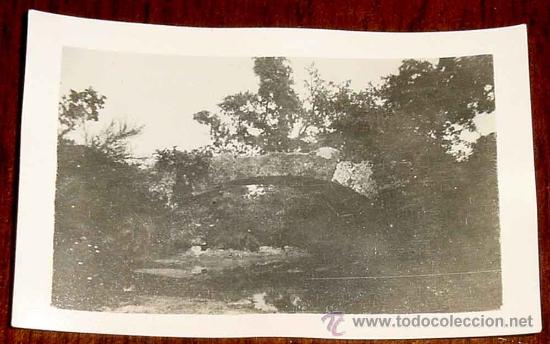 Alte Fotografie: ANTIGUA FOTO POSTAL DE CORIA - CACERES - PUENTE - MIDE 7 X 4,5 CMS.