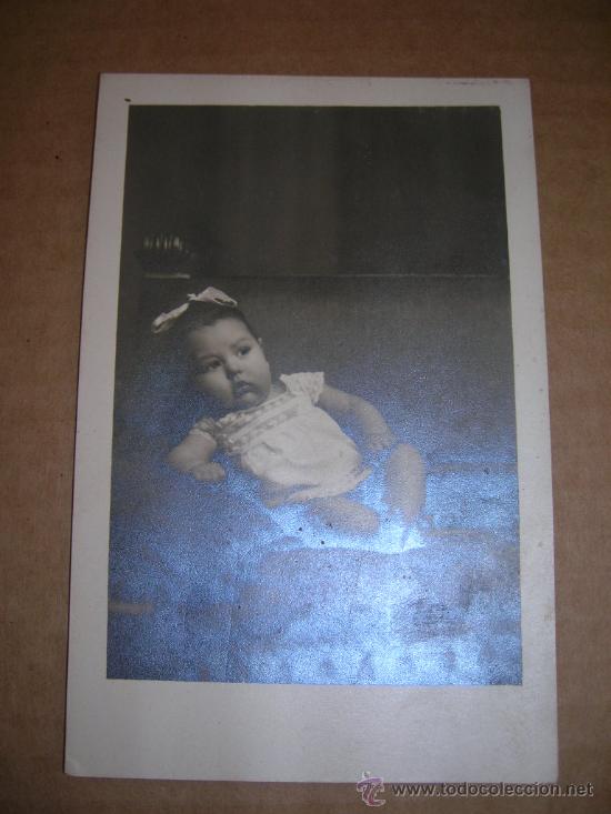 Antique Photography: Antigua tarjeta postal fotografica con ni&ntilde;a. Union Postal Universal. MODERN-STYL ERNEST, PPs. XX.