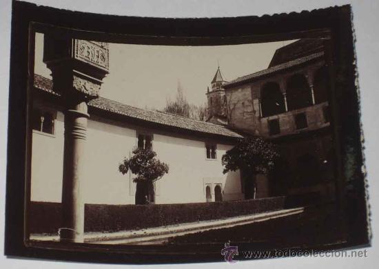 Alte Fotografie: ANTIGUA FOTOGRAFIA DE GRANADA - SISTEMA GELATINA BROMURO - MIDE 10 X 7,4 CMS. - FINALES SIGLO XIX