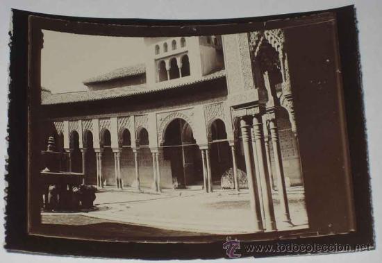 Alte Fotografie: ANTIGUA FOTOGRAFIA DE GRANADA - SISTEMA GELATINA BROMURO - MIDE 10 X 7,4 CMS. - FINALES SIGLO XIX