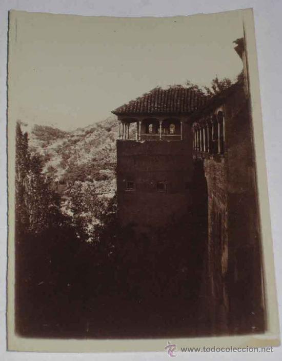 Alte Fotografie: ANTIGUA FOTOGRAFIA DE GRANADA- SISTEMA GELATINA BROMURO - MIDE 10 X 7,4 CMS. - FINALES SIGLO XIX PRI