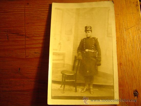 Fotografia antiga: Targeta postal Militar