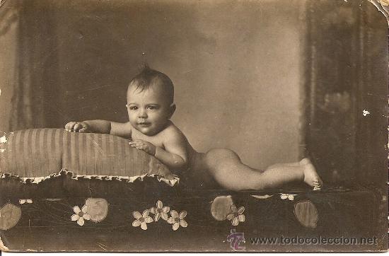 Fotografia antica: ANTIGUA FOTO-POSTAL EN CARTON DURO (1917)  *VER FOTO ADICIONAL*