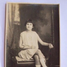 Fotografía antigua: 1923 NIÑA SENTADA - ASSIS GIRL - SEATED GIRL - FOTOGRAFÍA LUZ Y SOMBRA DE VICENTE SACCO. Lote 27035294