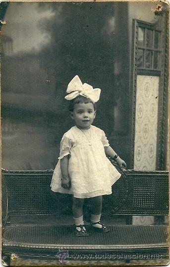 Fotograf&iacute;a antigua: 6064 - ANTIGUA FOTOGRAF&Iacute;A LA NI&Ntilde;A DEL LAZO -   J. ALONSO -