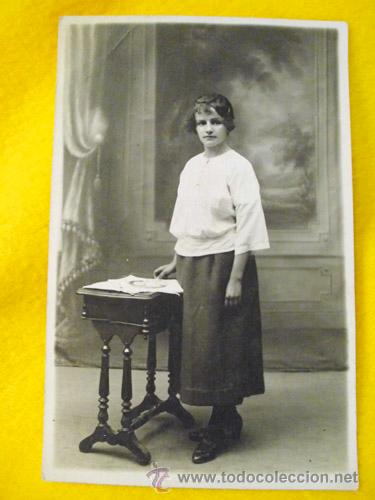 Fotografia antica: Antigua Fotograf&iacute;a: DAMA. Photographie Artistique P.Billon, Charlieu