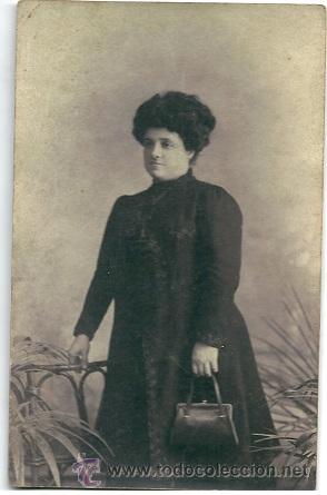 Fotografia antiga: 7836 - FOTOGRAF&Iacute;A E, SAGRIST&Aacute;(PIERA) RETRATO DE UNA DAMA