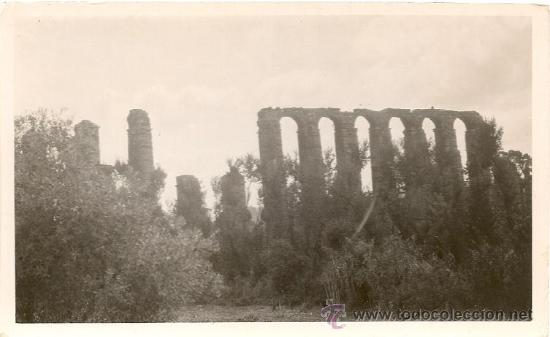 Fotograf&iacute;a antigua: FOTOGRAFIA MERIDA ACUEDUCTO ROMANO SEPT 1929 sin fotografo OFERTA