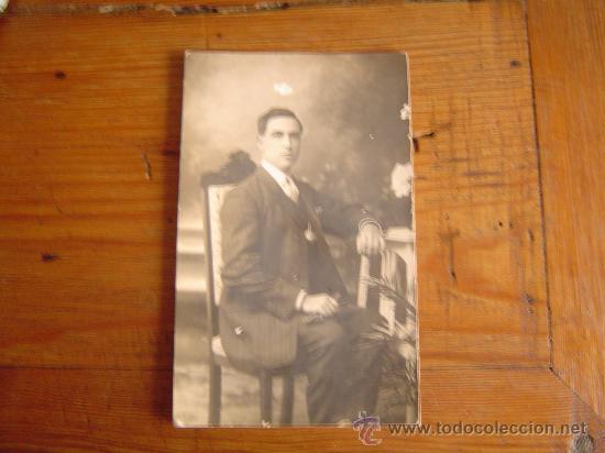 Alte Fotografie: Antigua targeta postal
