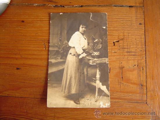 Fotograf&iacute;a antigua: Antigua targeta postal - Foto 1