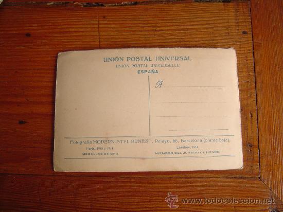 Fotograf&iacute;a antigua: Antigua targeta postal - Foto 2
