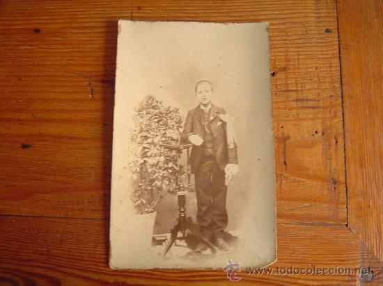 Fotograf&iacute;a antigua: Antigua targeta postal - Foto 1