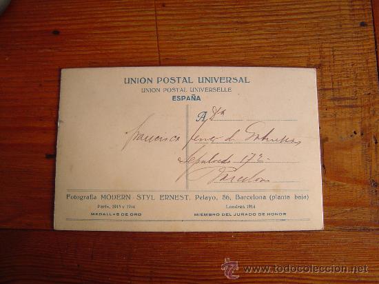 Fotograf&iacute;a antigua: Antigua targeta postal - Foto 2
