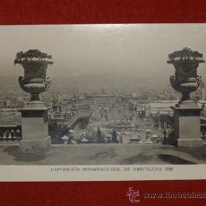 Fotografía antigua: VISTA DESDE EL MIRADOR - EXPOSICION INTERNACIONAL DE BARCELONA 1929