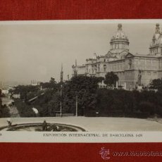 Fotografía antigua: LATERAL DEL PALACIO NACIONAL - EXPOSICION INTERNACIONAL DE BARCELONA 1929