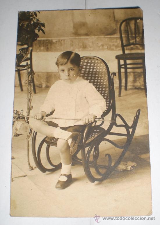 Antique Photography: Antigua postal fotogr&aacute;fica con dedicatoria.