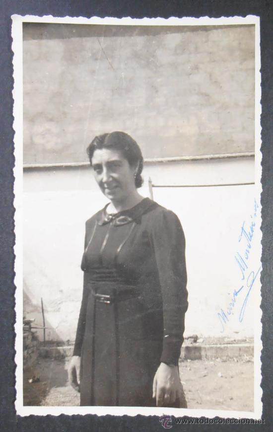 Antique Photography: FOTOGRAFIA/TARJETA POSTAL, SE&Ntilde;ORA POSANDO,  (33)