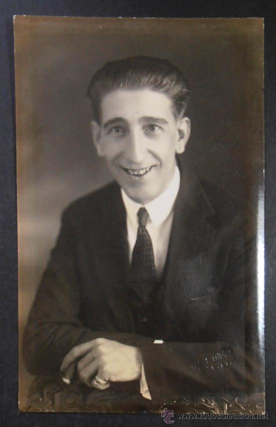 Antique Photography: FOTOGRAFIA/TARJETA POSTAL, RETRATO DE HOMBRE,  (21)