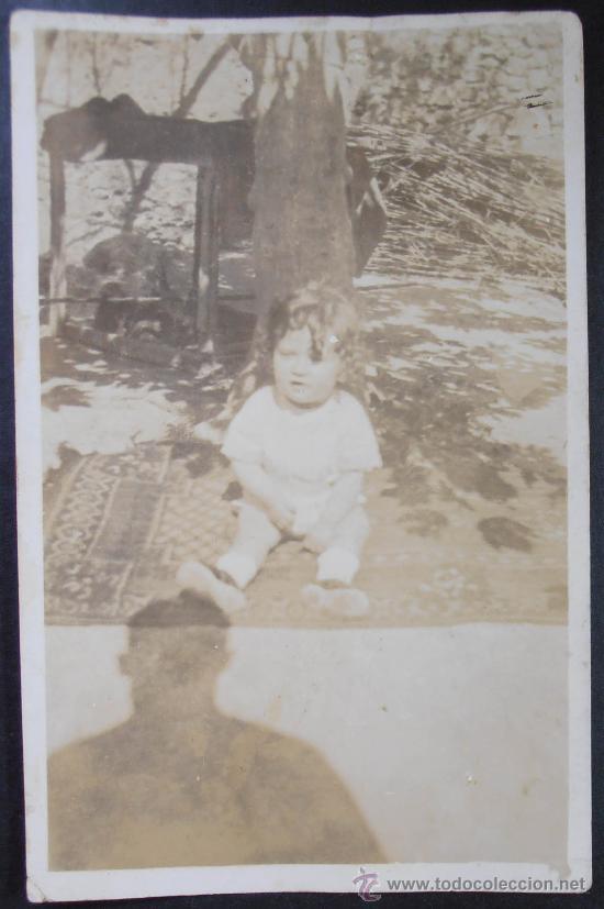 Antique Photography: FOTOGRAFIA/TARJETA POSTAL, NI&Ntilde;O POSANDO,  (288)