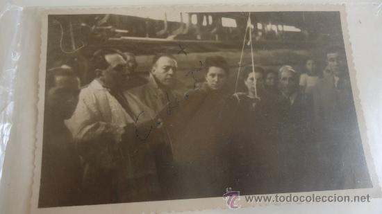 Fotografia antiga: FOTOGRAFIA DE UNA INAUGURACI&Oacute;N BARCO, VIGO A&Ntilde;O 1947