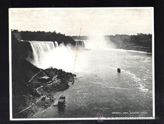 Fotograf&iacute;a antigua: FOTOGRAFIA DE LAS CATARATAS DEL NIAGARA. 23 X 18CM.