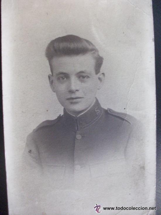 Fotografia antica: RETRATO DE JOVEN MILITAR DEL EJERCITO DE SALVACION . SALVATION ARMY . A&Ntilde;OS 10.