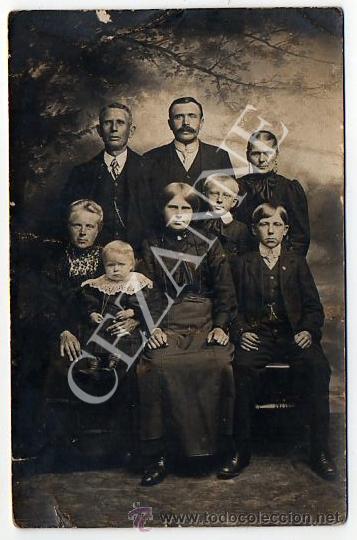 Fotografia antica: FAMILIA EUROPEA 1885 - 1900 GRUPO. BELGIE ? BELGIQUE ?