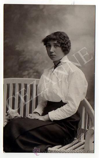 Alte Fotografie: MUJER. FOTOGRAFO: FERD CLAES. PHOTO ANVERS. AMBERES, BELGIE, BELGIQUE.