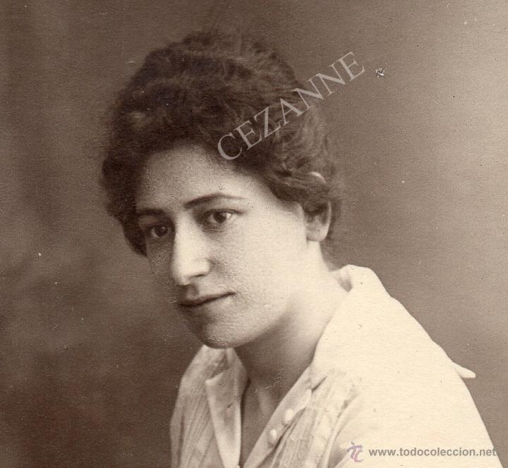 Fotografia antiga: DAMA. ATELIER J. DE JONG, AMBERES, B&Eacute;LGICA. BELGIE. BELGIQUE.